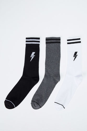 Patterned 3-piece Socks