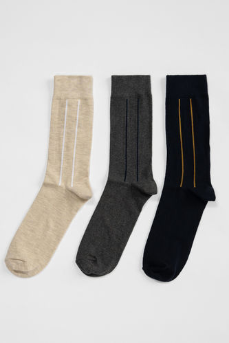 3 Pack Knitted Long Socks