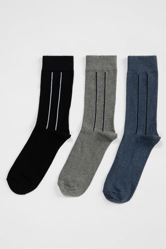 3 Pack Knitted Long Socks