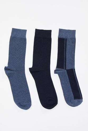 Desenli  3'lü Soket Çorap