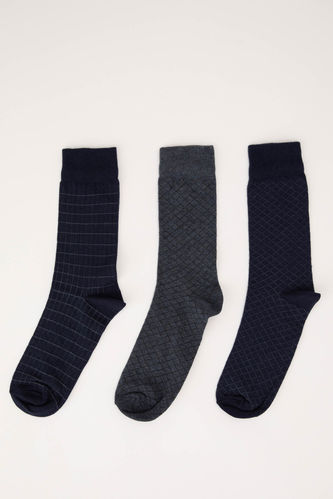 Erkek Pamuklu 3'lü Soket Çorap
