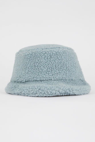 Kadın Bucket Peluş Şapka