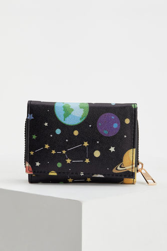 Zipped Outer Space Wallet