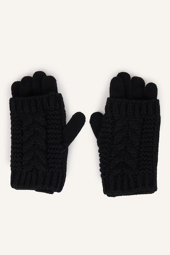Women Black Woman 2 piece Gloves