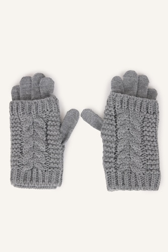 Women Grey Woman 2 piece Gloves
