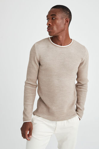 Slim Fit Crew Neck Knitwear Pullover