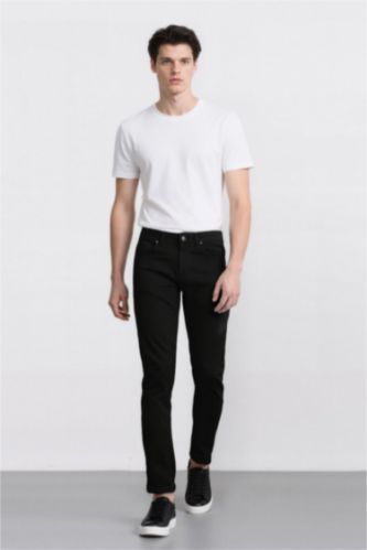 MAN Black Carlo Skinny Fit Normal Waist Jeans
