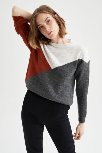 Multi Coloured Knitwear Sweater