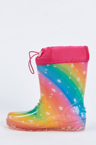 Girl's Colorful Rain Boots