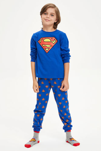 Пижама вязанная стандартного кроя джерси для мальчиков
