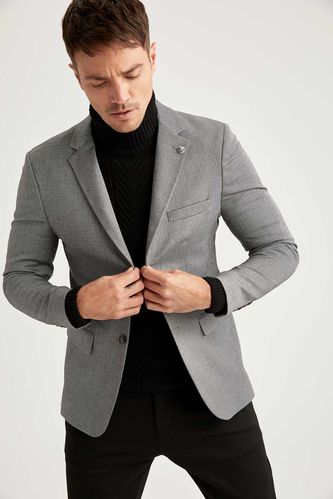 Modern Fit Blazer Ceket
