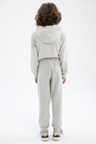 Grey tracksuit hot sale bottoms girls