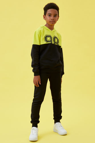 Boy Boy'S Patterned Sweatshirt & Sweatpants