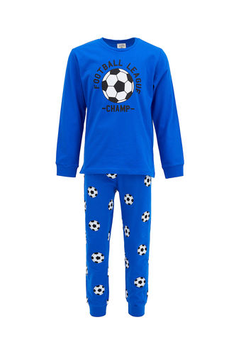 Boy Boy'S Football Printed Pyjama Set