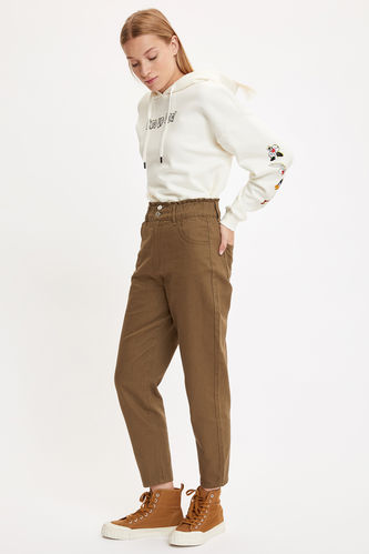 Elasticated Waist Slouchy Trousers