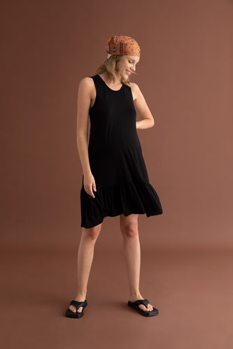 Платье для беременных мини стандартного кроя