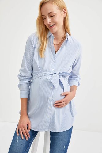 Relax Fit Belted Shirt Tunic