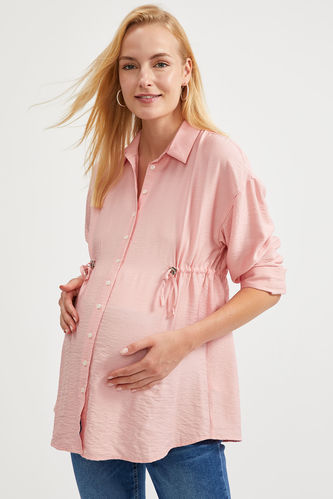 Buttoned Maternity Shirt