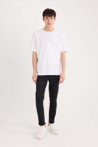 Мужчины Черный Carlo Skinny Fit из денима