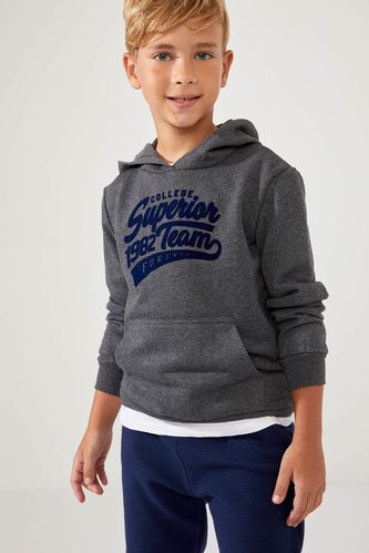 Boy Printed Hoodie Sweatshirt