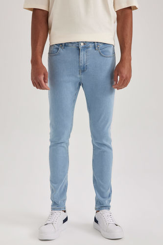 Узкие джинсы суперскинни с заниженной талией
