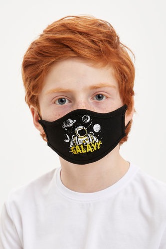 Astoronot Baskılı Yıkanabilir Çocuk Maske