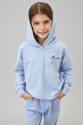 Girl Long-Sleeved Hoodie And Joggers - Tracksuit Set 