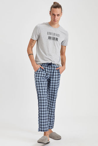 Printed Bottom and Top Pajamas Set