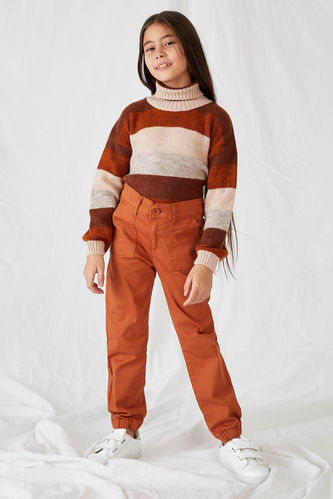 Girl Cargo Fit Woven Trousers