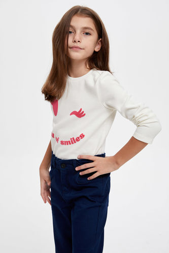 Girl Printed Thessaloniki Fabric Sweatshirt