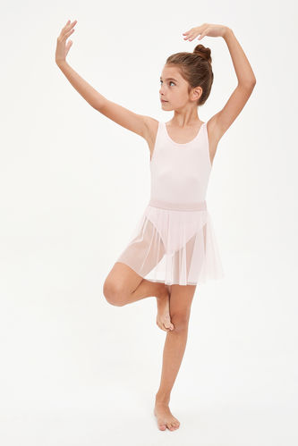 Girl Ballerina Leotard And Tutu Set