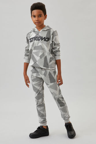 Boy's Printed Jogger Trousers