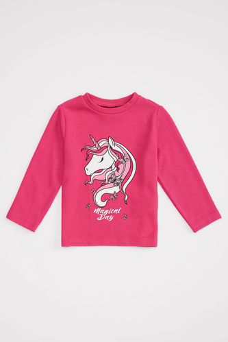 Girl Unicorn Printed Thessaloniki Fabric Sweatshirt