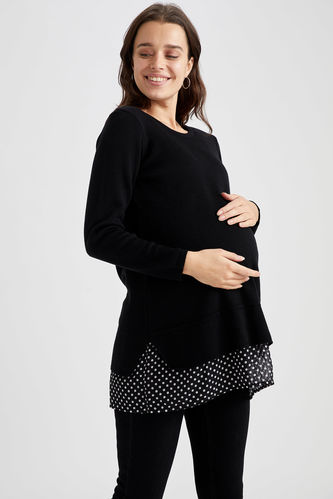 Relax Fit Knitted Maternity Top