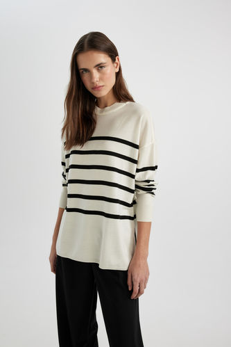 Relax Fit Crew Neck Tunic
