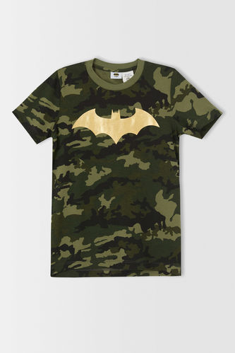 Erkek Çocuk Batman Lisanslı Kısa Kollu Tişört