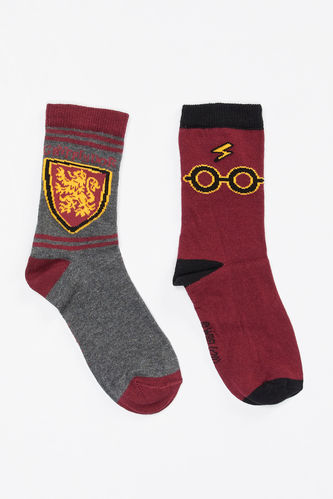 Erkek Çocuk Harry Potter Lisanslı 2'li Soket Çorap