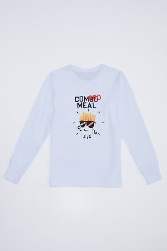 Boy Printed Crew Neck Cotton T-Shirt