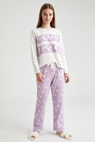 Baskılı Uzun Kol Pijama Takımı