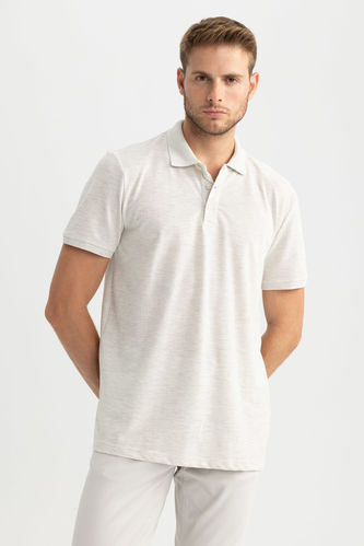 Regular Fit Basic Poloshirt aus Baumwolle