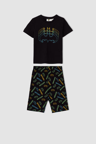 Boy Batman Licensed Short Sleeve Pajamas Set