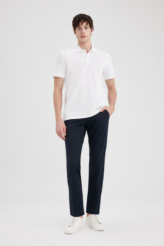 Regular Fit Chino Canvas Trousers