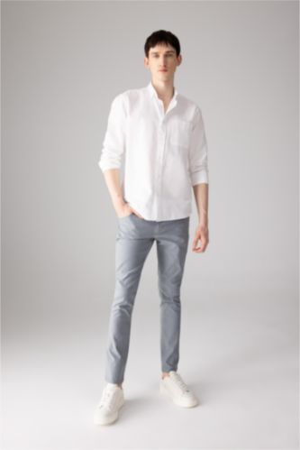 MAN Light Indigo Slim Fit Super Skinny Hem Trousers