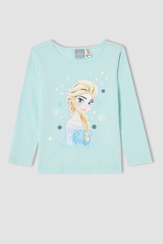 Girl Frozen Licensed Long-Sleeved T-Shirt