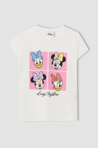 Girl Minnie Mouse And Daisy Duck Licensed T-Shirt