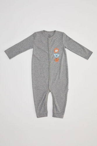 Baby Printed Long-Sleeved Bodysuit