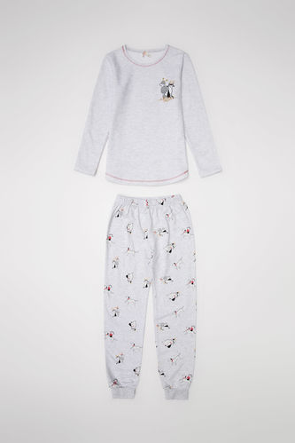 Kız Çocuk Baskılı Pijama Takım
