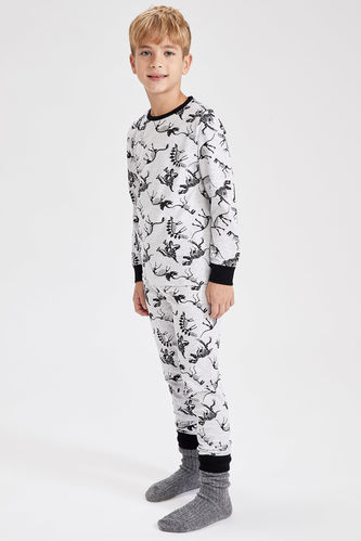 Erkek Çocuk Baskılı Pijama Takımı