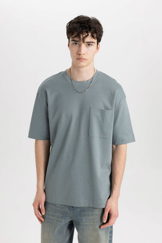Oversize Fit Crew Neck Heavy Fabric T-Shirt