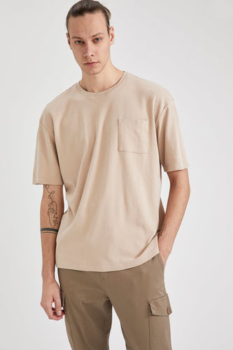 T-shirt basique oversize à col rond